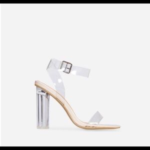 Clear heels